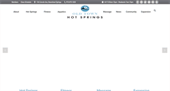 Desktop Screenshot of oldtownhotsprings.org